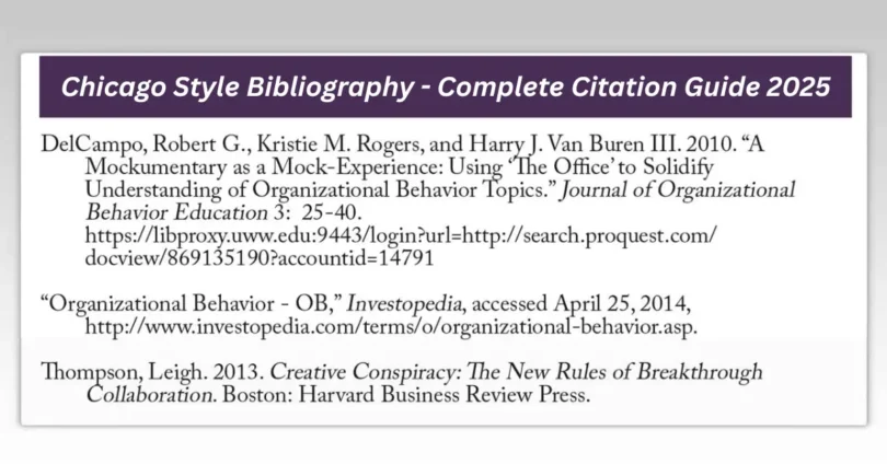chicago style bibliography - complete citation guide 2025