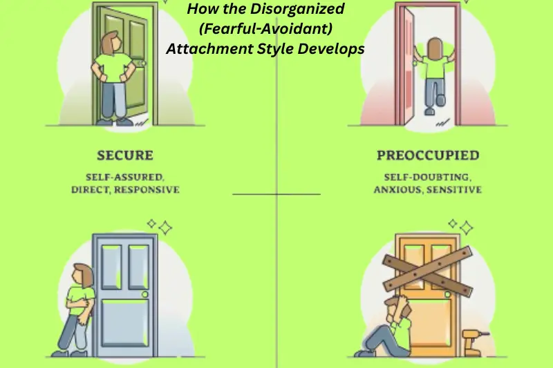how the disorganized (fearful-avoidant) attachment style develops (1)