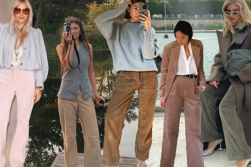 how to style corduroy pants
