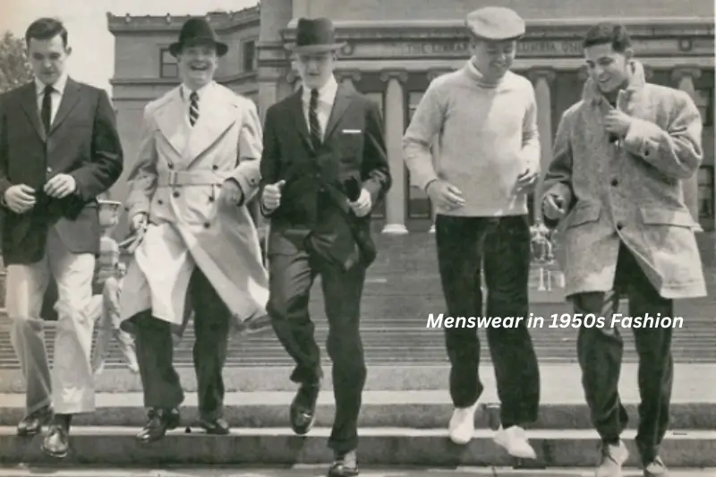 menswear in 1950s fashion