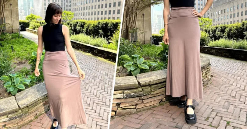 shop women’s maxi skirts for spring