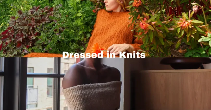 dressed in knits