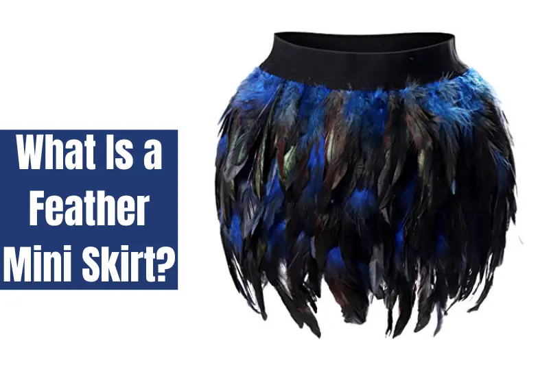 what is a feather mini skirt