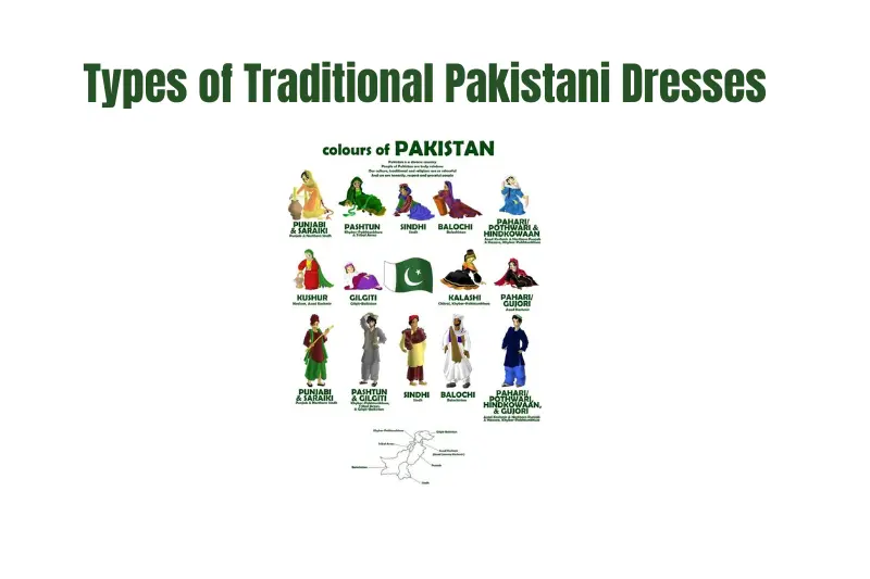 types of traditional pakistani dresses